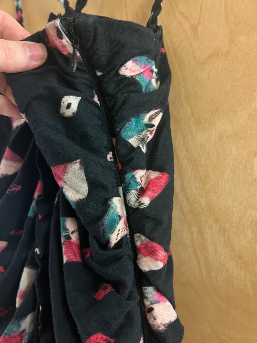 Ulla Johnson Marcella Ruched Midi Dress - Nocturne Floral - Size 10 - Picture 7 of 10
